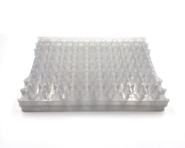 Charola Blister PET reciclado apilable