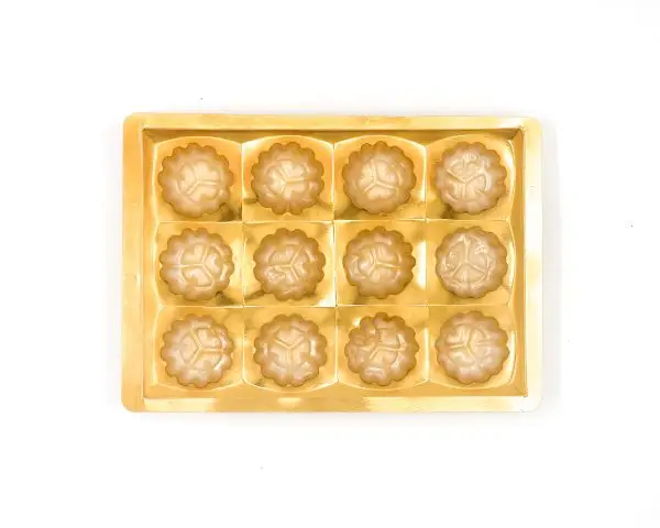 Blister PVC Dorado grado alimenticio para empaque de chocolates - Image 3