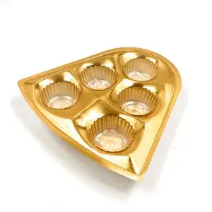 Blister PVC Dorado grado alimenticio para empaque de chocolates